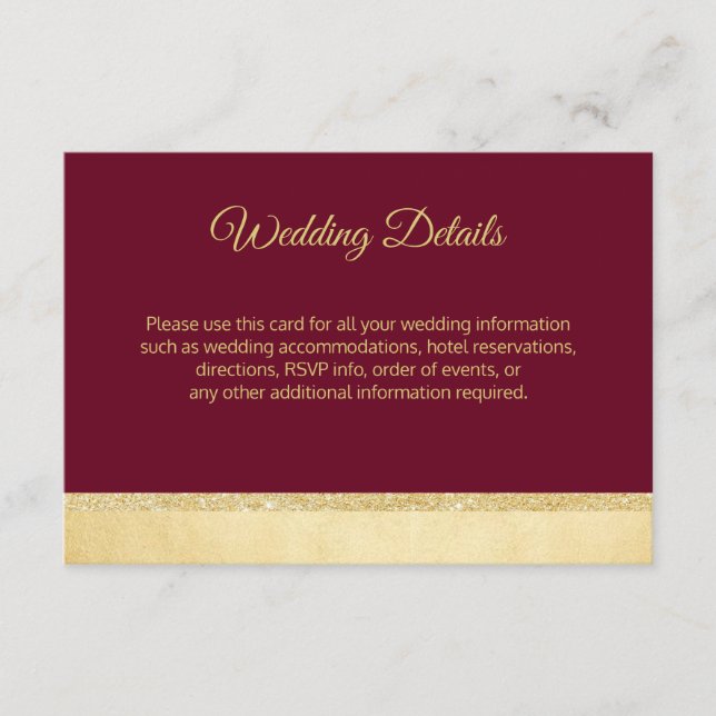 Inserções de detalhes de casamento dourado em Borg (Frente)