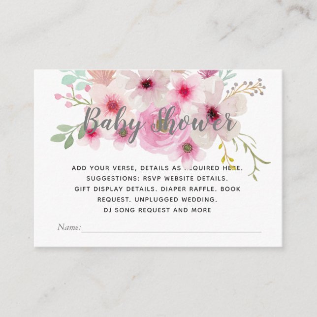 Inserções de Detalhes do Evento Próprio do crio -  (Frente)