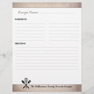 Inserir Binder de Receita de Livro de Cookbook da