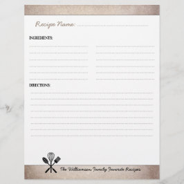 Inserir Binder de Receita de Livro de Cookbook da 