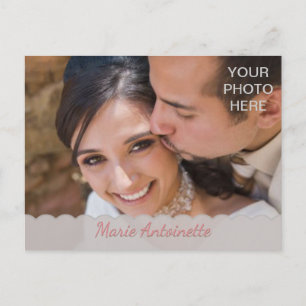 INSERIR FOTO - Cartão postal / RSVP / Convites