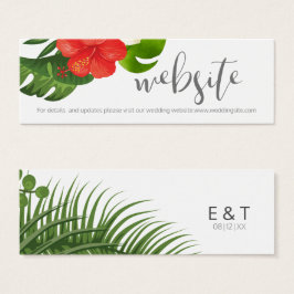 Inserir Site de Casamento Floral Tropical ID475