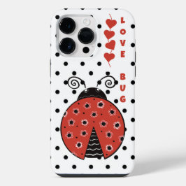Inseto de amor Ladybug Tough Capa de telefone