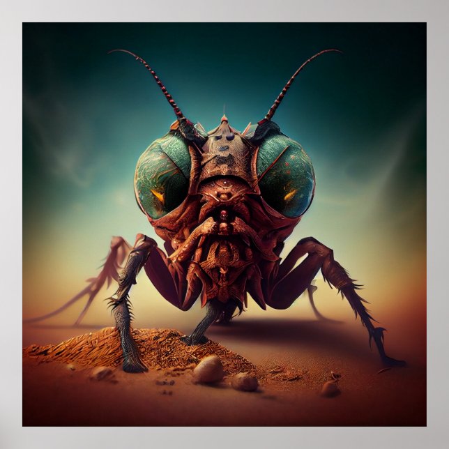 inseto gigante poster (Frente)