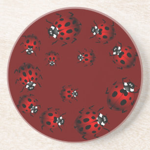 Insetos do Ladybug Porta copos Garden Decor