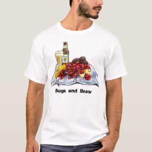 Insetos e camiseta da fermentação
