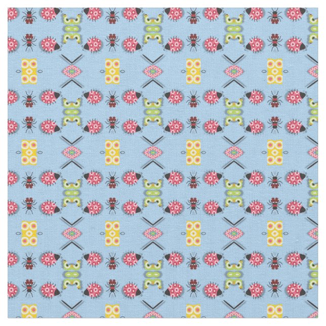 Insetos e Tecido de borboletas (Detalhe)