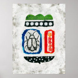 Insetos São Arte Poster Bonita - Arte Abstrato
