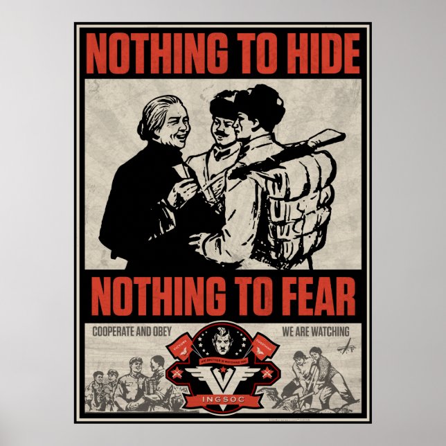 INSOC 1984 Propaganda Impressão (Frente)