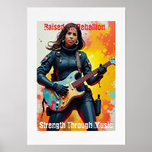 Inspiração de Arte Guitarrista da Soldista Persona