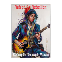 Inspiração de Arte Guitarrista Personalizada para