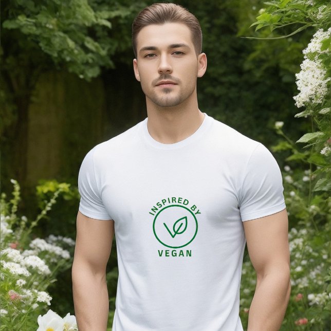 Inspirada Por Vegan T-Shirt (Criador carregado)