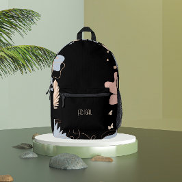 Inspirado em floral preto boêmio 