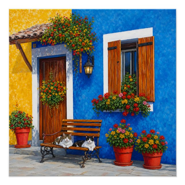 Inspirado em Veneza – Impressão de Poster Colorido (Frente)