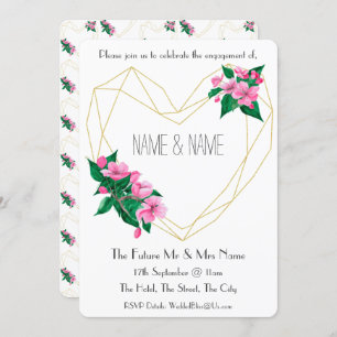 Inspirado no Convite à Festa de noivado de 1930