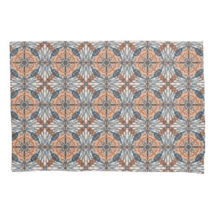 Inspirado turco: Marinho texturizado e Terracotta
