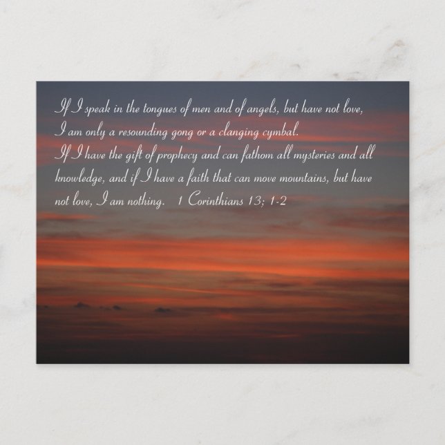 Inspirador - Cartão postal (Frente)