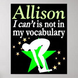 INSPIRANDO POSTER NADOR VERDE PERSONALIZADO