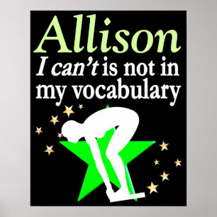 INSPIRANDO POSTER NADOR VERDE PERSONALIZADO