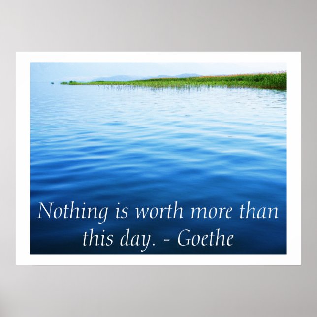 Inspiration Goethe quote poster (Frente)