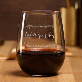 Inspirational Faith Quote Etched Glassware