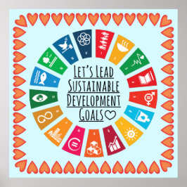 Inspire Change & Sustainability Goals Poster Art