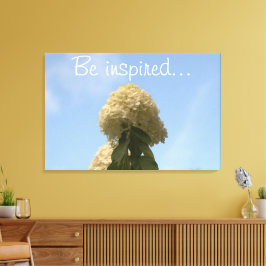 Inspire Hydrangea Blue Sky Canvas