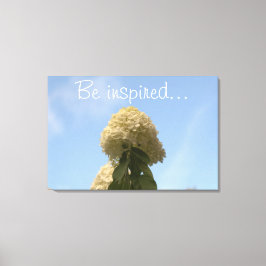 Inspire Hydrangea Blue Sky Canvas