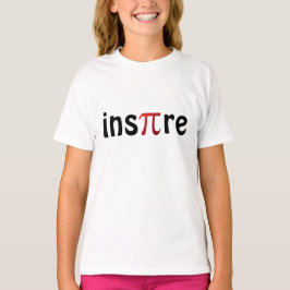Inspire o t-shirt do geek da matemática