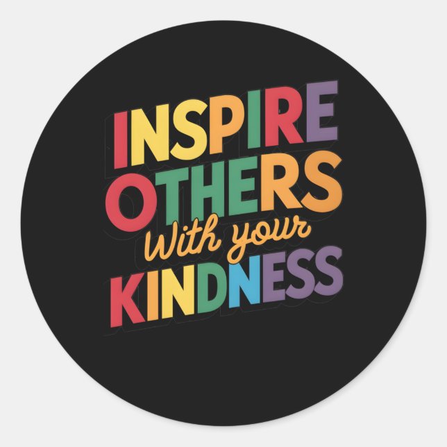 Inspire Outros Com O Seu Autocolante (Frente)
