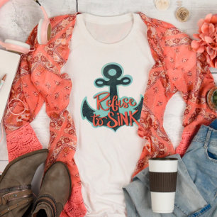 Inspirividade T-Shirt "Recusar-se a Ancorar-se"