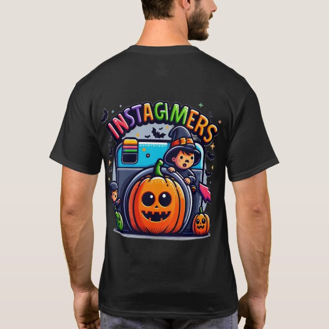 instagradores de halloween T-Shirt (Verso)