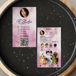 Instagram Cartões de visitas, Influenciador, Esthe