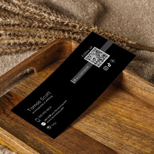 Instagram Siga-Nos Código Qr Preto