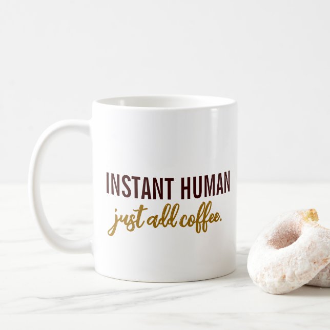 Instantâneo - Apenas adicione café de café caneca (Com Donut)