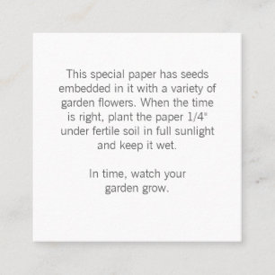 Instruções de Etiqueta de Presente