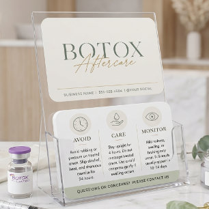 Instruções Mínimas de Pós-Tratamento com Botox em