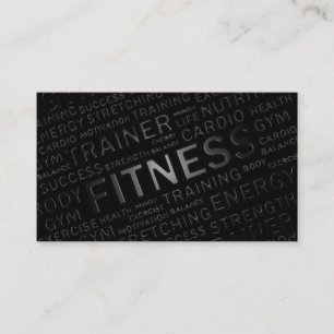 Instrutor & cartão de visita pessoais da malhaç