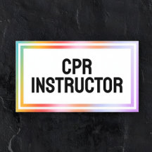 Instrutor CPR certificado
