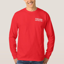 Instrutor de arma de fogo Camisa de manga longa - 