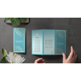 Instrutor de Meditação Yoga Dourado Mandala Tripla