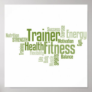 Instrutor ou poster pessoal do fitness center