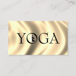 Instrutor Silk YOGA Cartão de visita