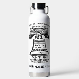Insulated Water Bottle - White (Personalized)