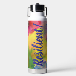 Insulated Water Bottle with Straw