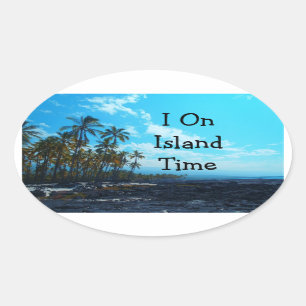 Insulin Time humor, adesivos Hawaii