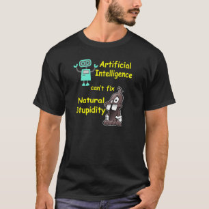 Inteligência artificial contra a camisa natural da
