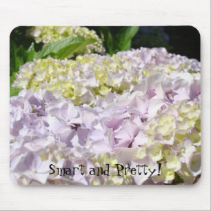 Inteligente e Bonita! Mouse pad de menina Flor de