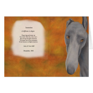 Intenção - Uma diferença no grau - cartão