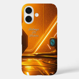 Interior da Estação Espacial Futurística